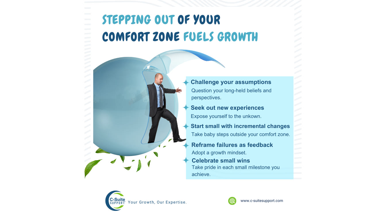 5 steps to get out of Your Comfort Zone 