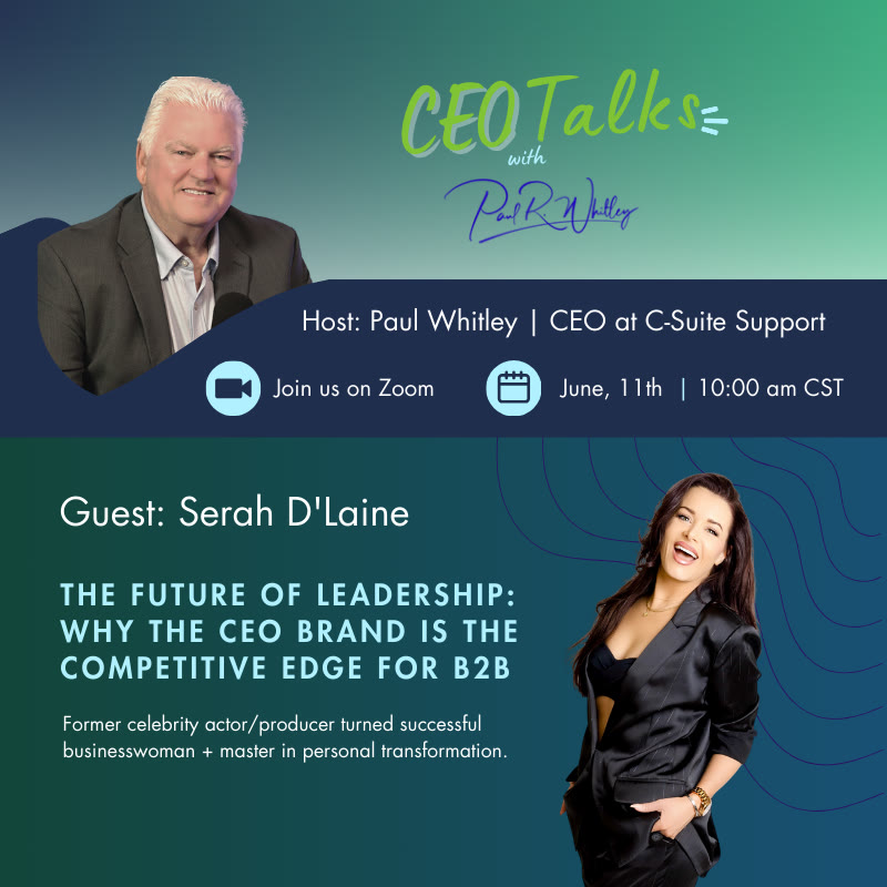 CEO Talks special guest Serah D'Laine