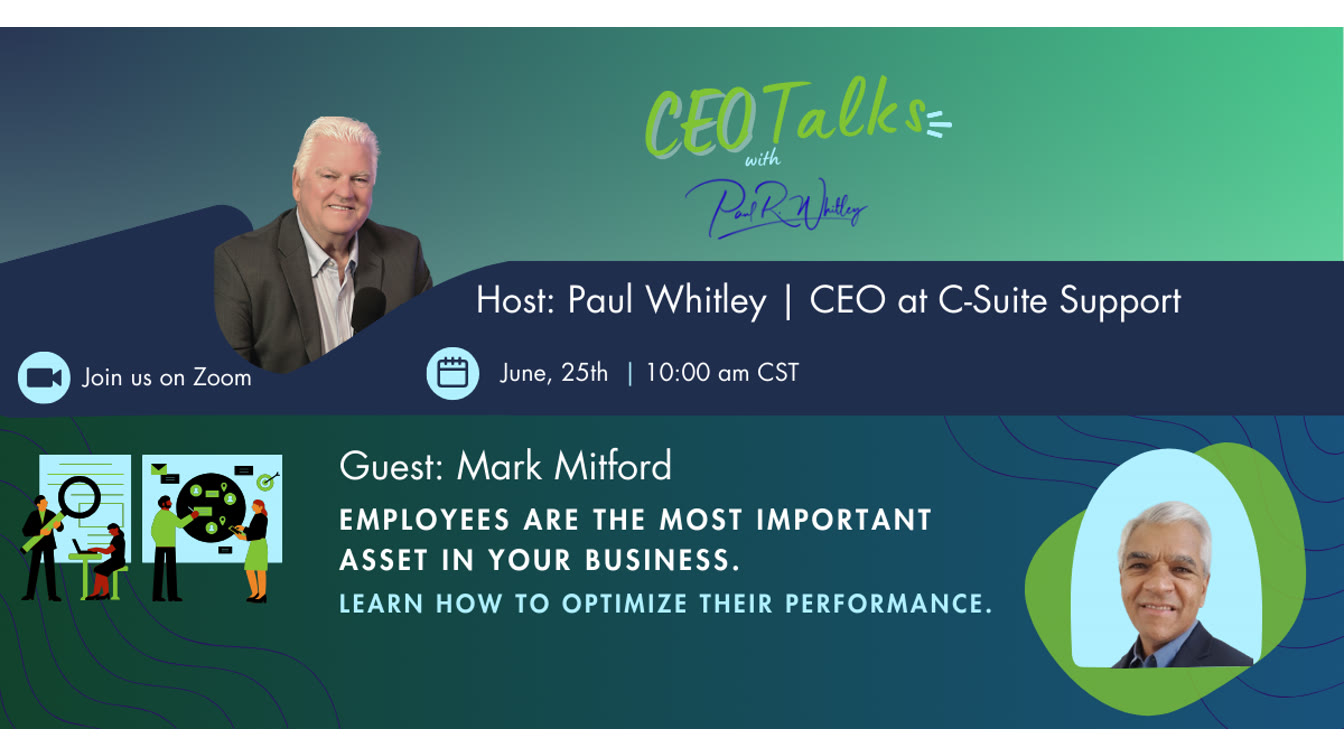 CEO Talks: Learn how to optimize your employee's performance.